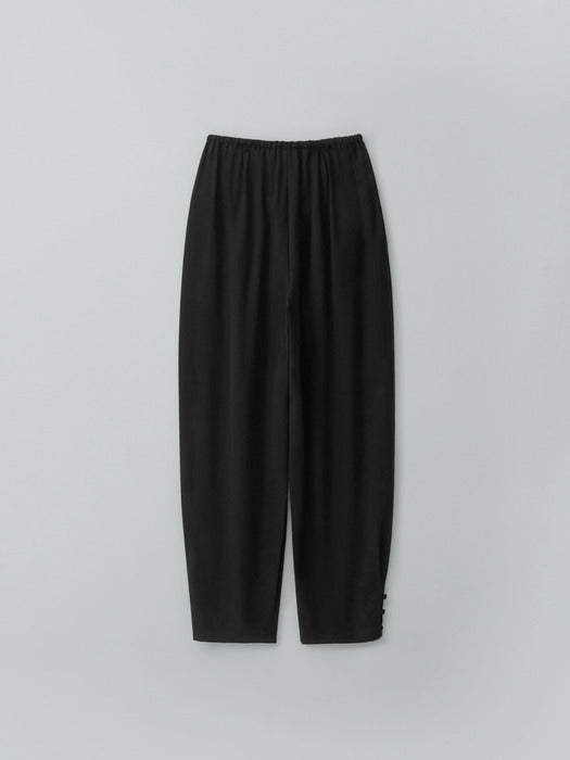 [moia] button pants (black)