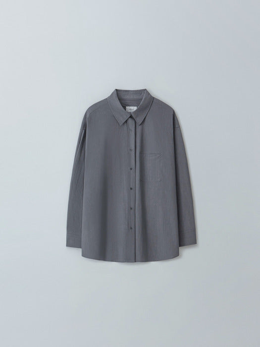 [moia] vintage box shirt (vintage blue)