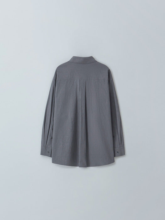 [moia] vintage box shirt (vintage blue)