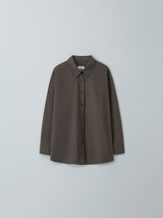 [moia] vintage box shirt (charcoal)