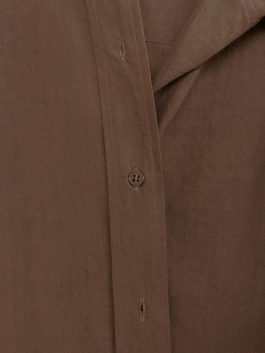 [moia] vintage box shirt (terracotta)