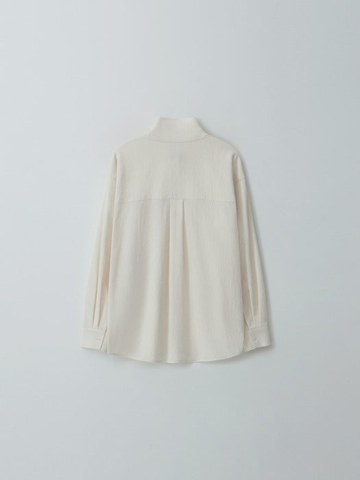 [moia] highneck shirt (ivory)
