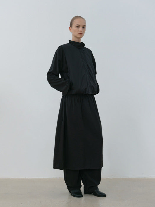 [moia] padded vest (black)