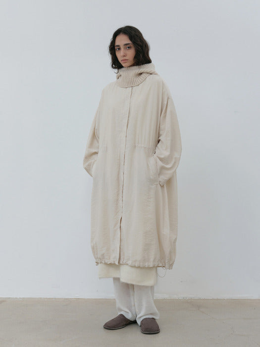[moia] drawstring coat (ivory)