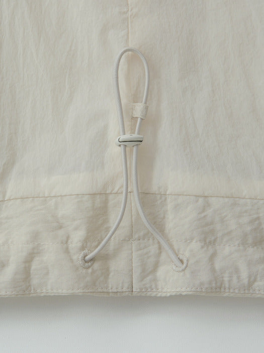 [moia] drawstring coat (ivory)