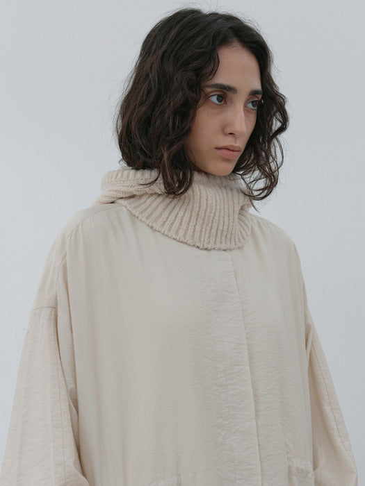 [moia] drawstring coat (ivory)