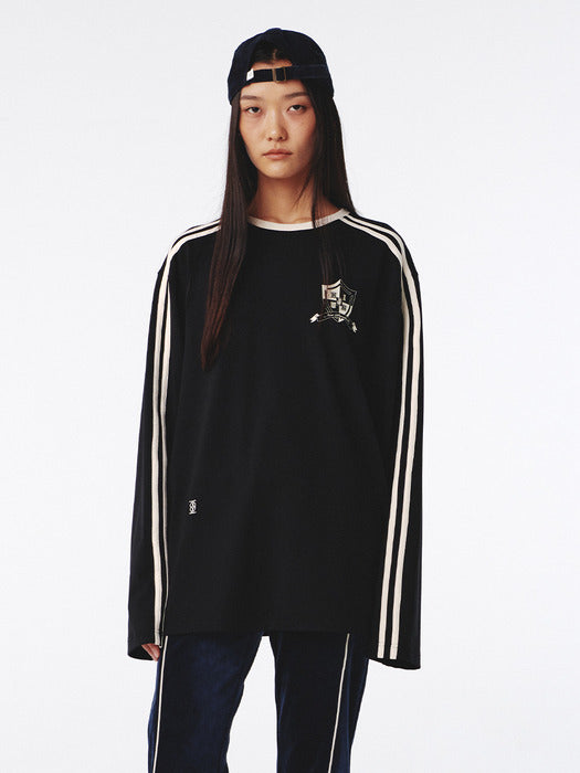 Kijun Football Long Sleeve T-Shirt Unisex Black