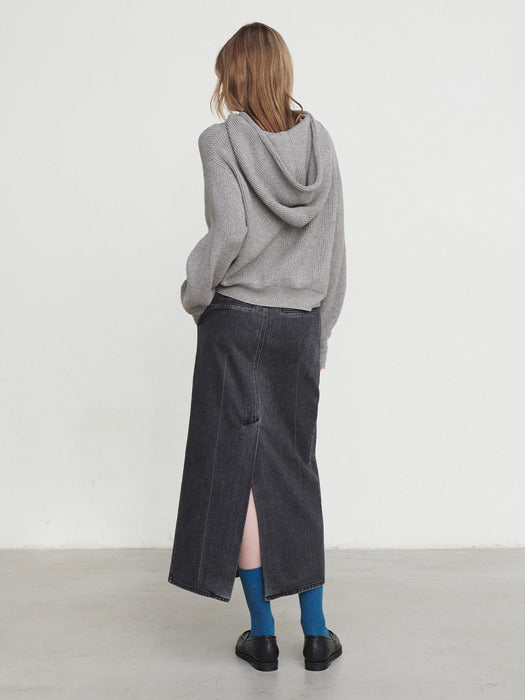 loeuvre Semi Mermaid Denim Skirt SJ4AS841-13 - View 2