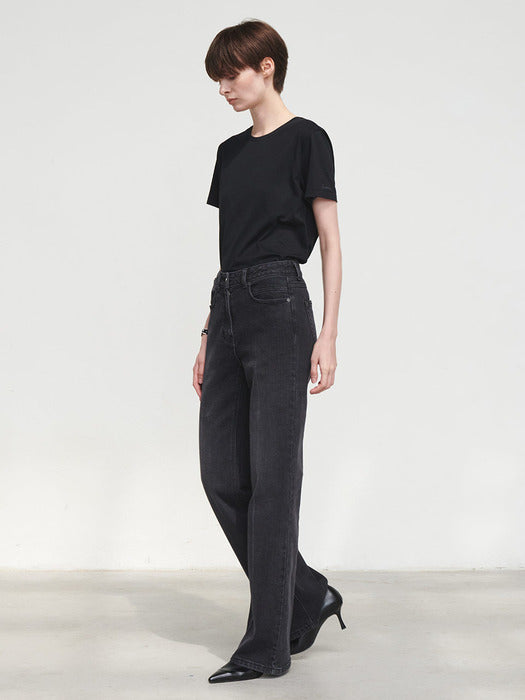 loeuvre Slim Boot-cut Denim Pants SJ4AL839-10 - View 3