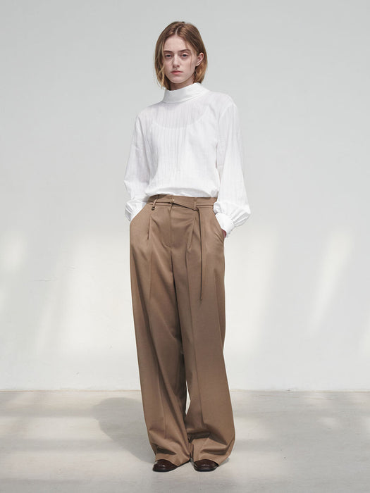 [loeuvre] Wool Blended Wide Pants SW4AL818-B8