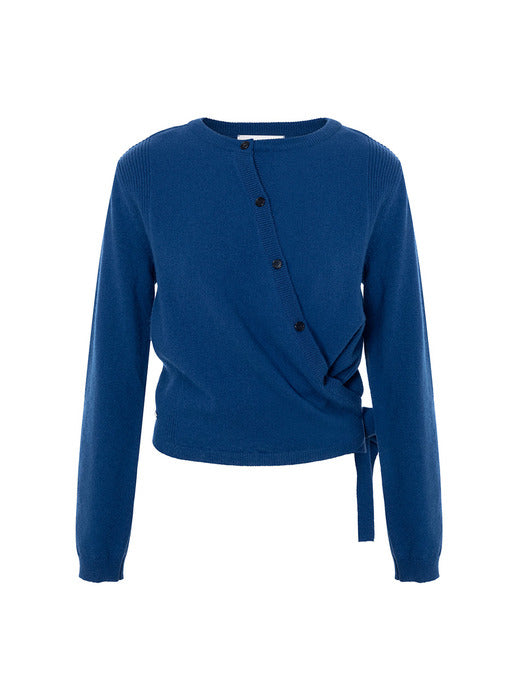 Loeuvre Diagonal Tied Cardigan