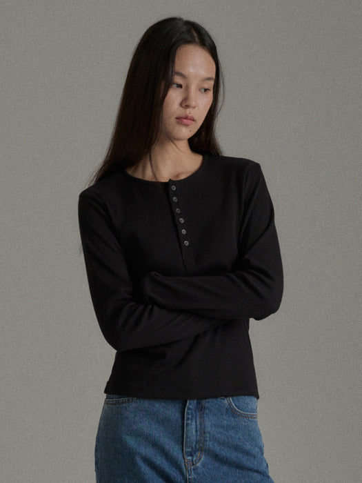 Mango Maniplease Hestia Button Tee