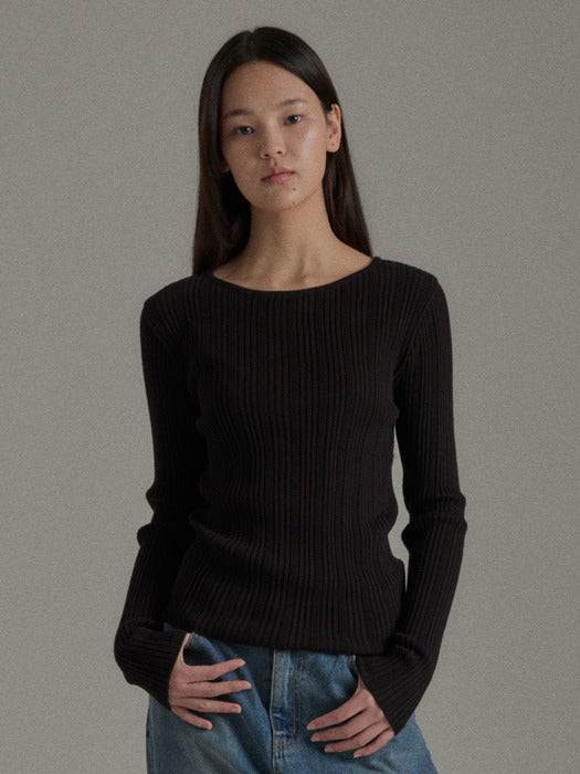 Wconcept_Mango_Maniplease Mango Maniplease Lien Boat Neck Knit