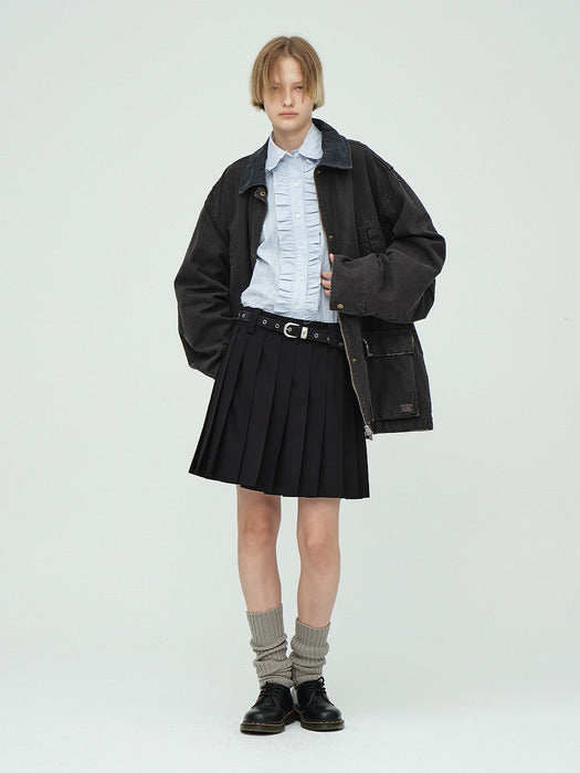 Margesherwood Vintage Washed Work Jacket brown