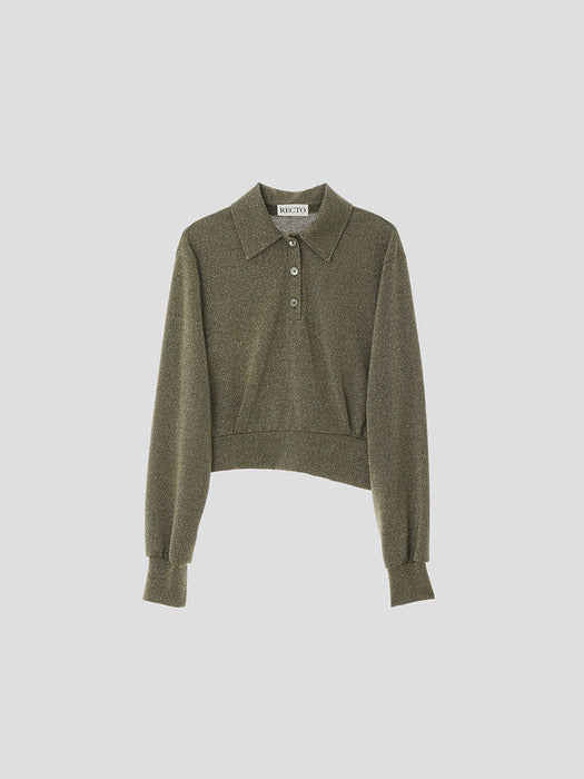 [recto] Exclusive MOONLIGHT SHIMMER Classic Polo Shirt (Khaki)