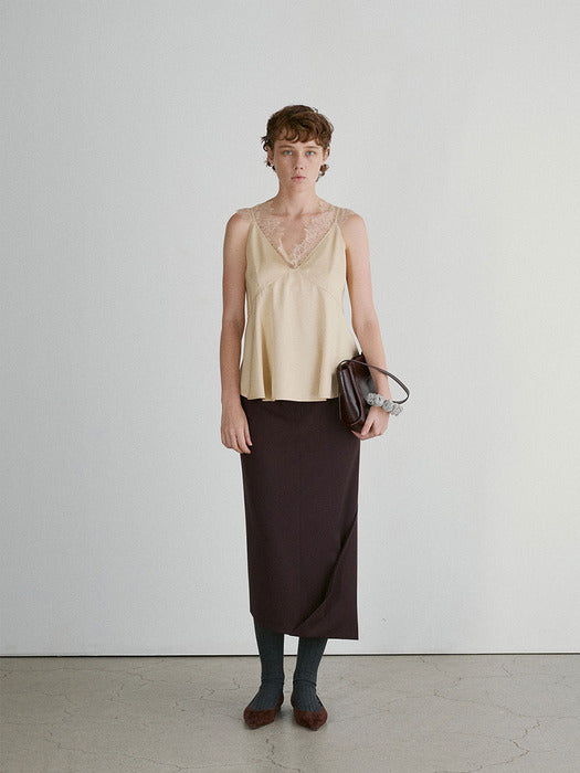 [recto] LACE DETAIL CAMISOLE TOP (2COLORS)