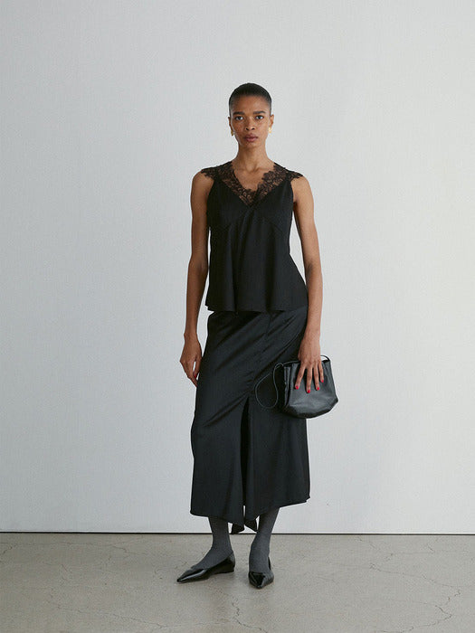 [recto] LACE DETAIL CAMISOLE TOP (2COLORS)