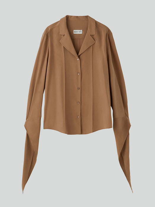 [recto] ELEANOR SLIK BLOUSE (2COLORS)