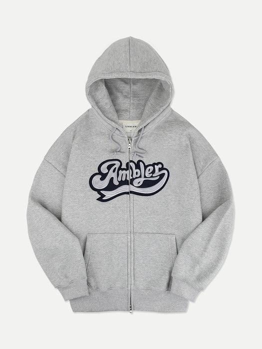 [ambler] BIG AMBLER Hoodie Zip-UP AZIP702 (Melange)