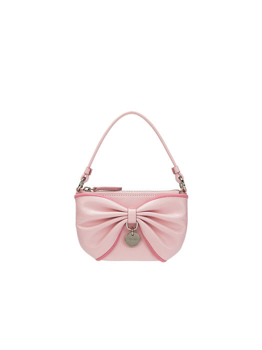 [vunque] Soft Touch Toque Balaca Pouch in Pale Pink