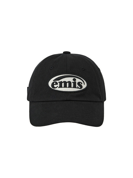Emis Tone ON Tone Wappen Ball Cap-Black