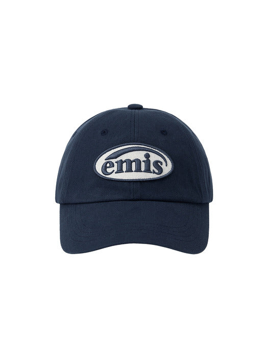 Emis Tone ON Tone Wappen Ball Cap-Navy