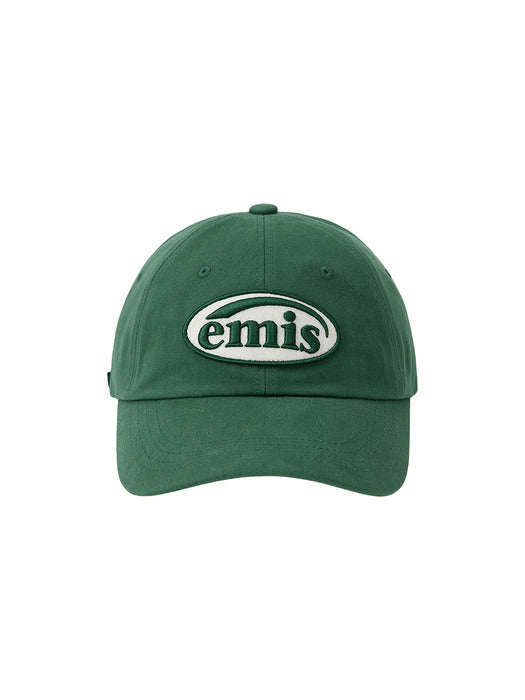 Emis Tone ON Tone Wappen Ball Cap-Green