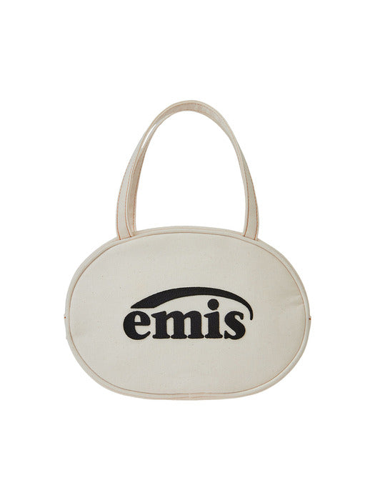 [emis] ROUND MINI BAG-IVORY