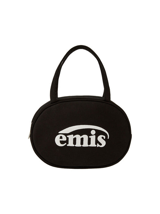 [emis] ROUND MINI BAG-BLACK