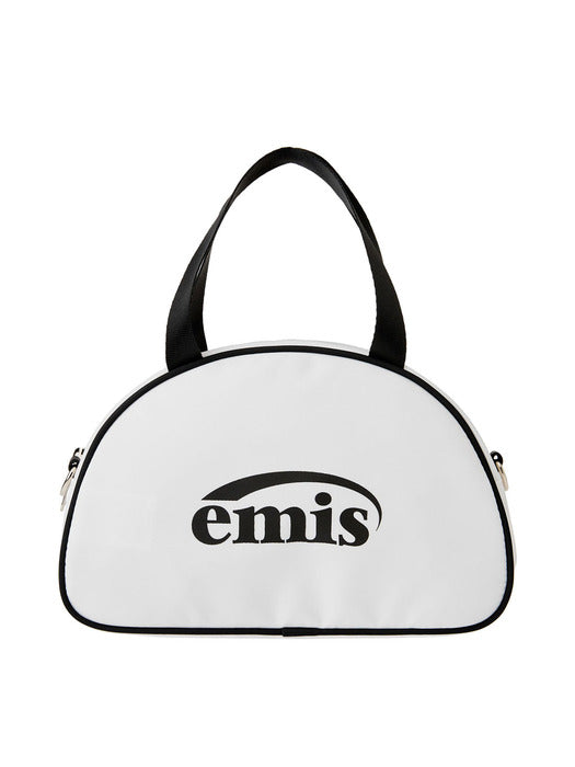 [emis] MINI HALF BAG-WHITE