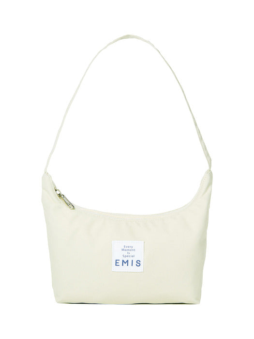 [emis] EMIS HOBO BAG-IVORY