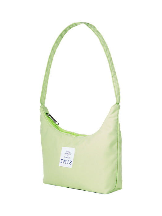 [emis] EMIS HOBO BAG-YELLOWGREEN