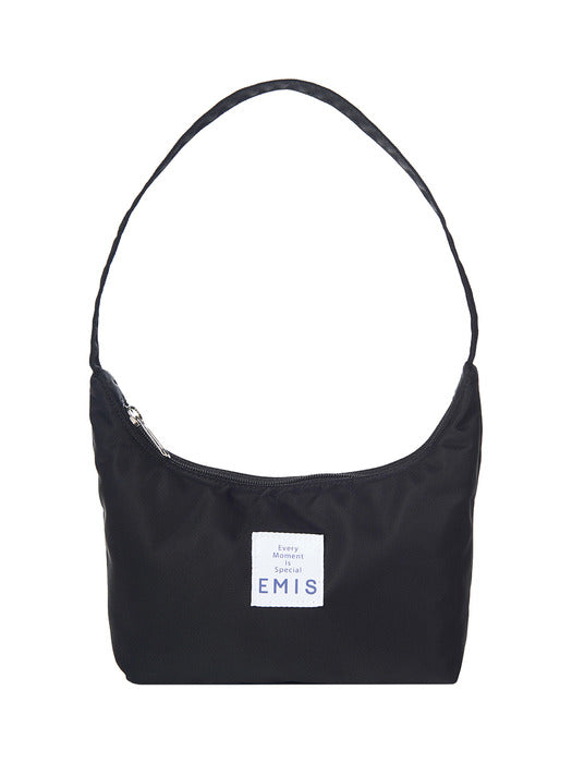 [emis] EMIS HOBO BAG-BLACK