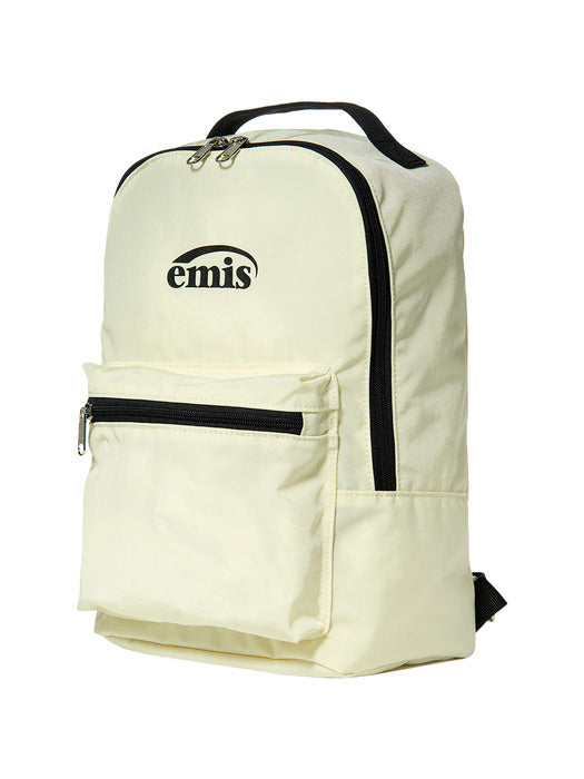 Emis New Logo Mini Back Pack-Ecru