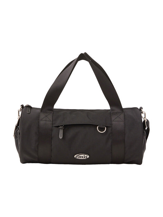 [emis] CROSSED BODY CIRCULAR BAG-BLACK