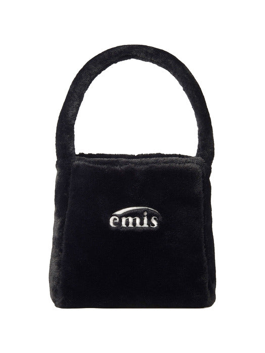 [emis] NEW LOGO FUR BAG (RENEWAL)-BLACK