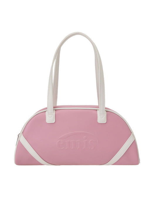 [emis] WIDE VINTAGE TOTE BAG-PINK