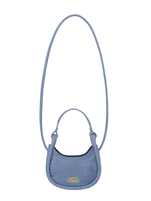 [emis] DENIM SMALL BAG-LIGHT BLUE DENIM