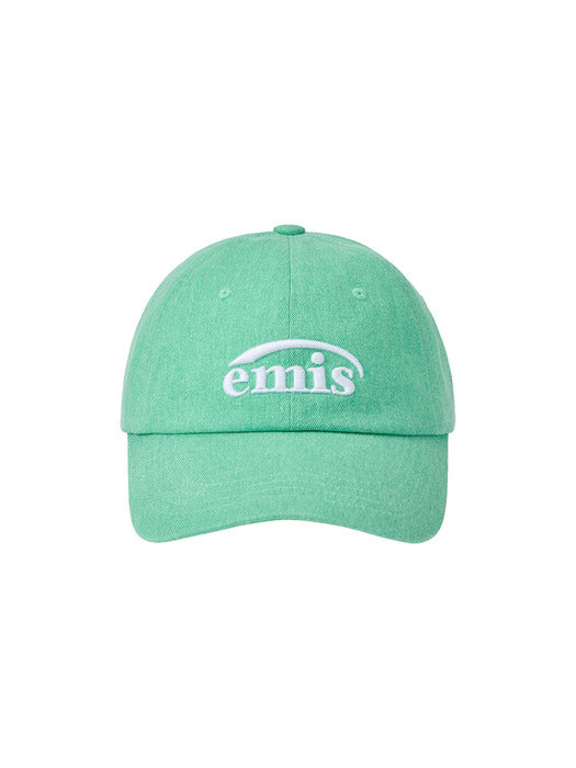 [emis] NEW LOGO PIGMENT BALL CAP-GREEN