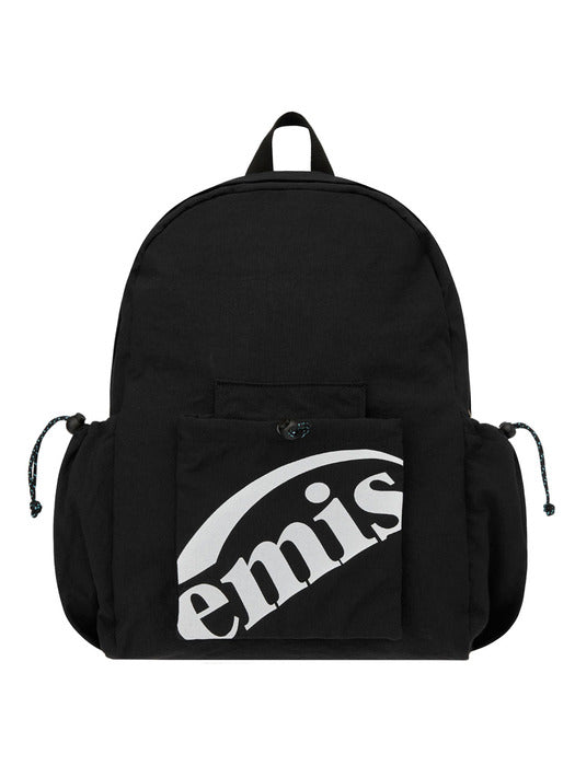 [emis] PACKABLE NYLON BACKPACK-BLACK