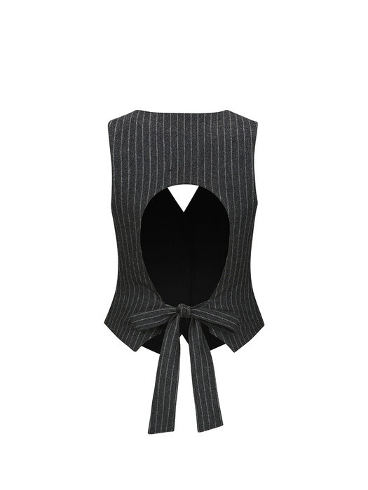 [andersson bell] TAILORING VEST atb1176w(BLACK)