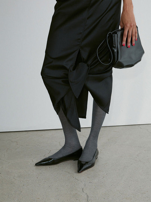 [recto] ZINNIA SLIT DETAIL FLOWING SKIRT (2COLORS)