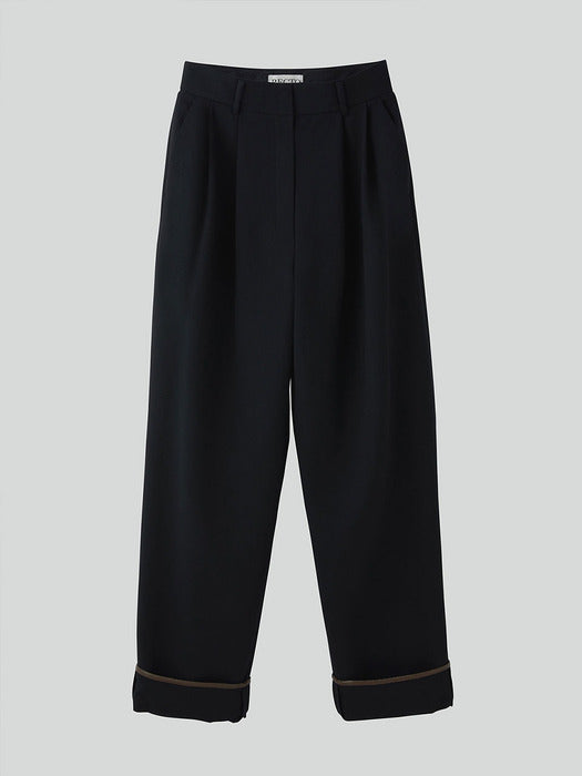 Recto Tucked Detail Wide Pants