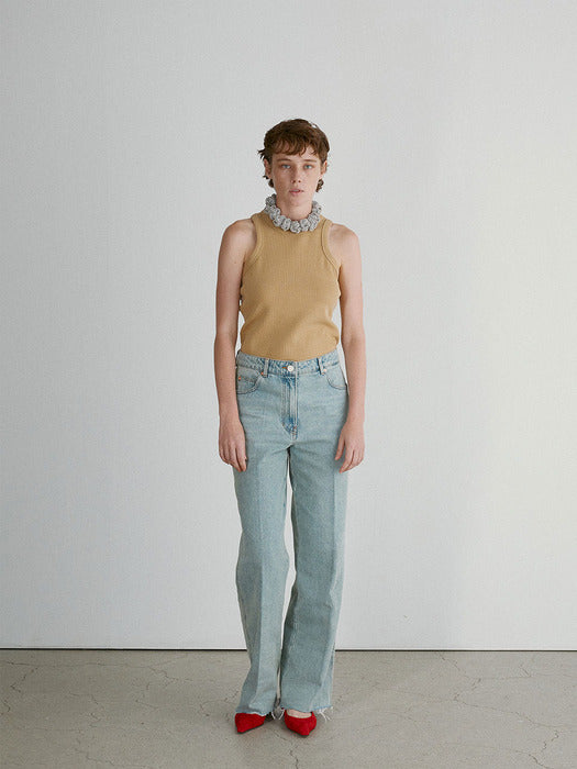 [recto] MILA HIGH-WAIST DENIM PANTS (LIGHT BLUE)