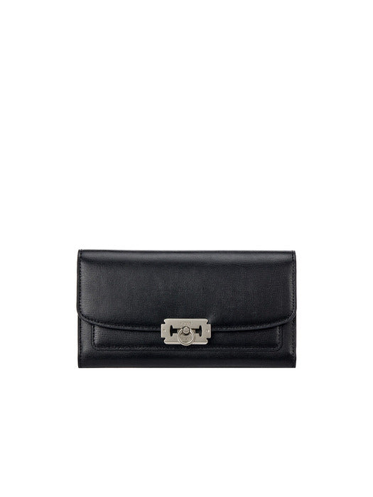 [vunque] Occam Ring Long Wallet (오캄 링 장지갑) Black