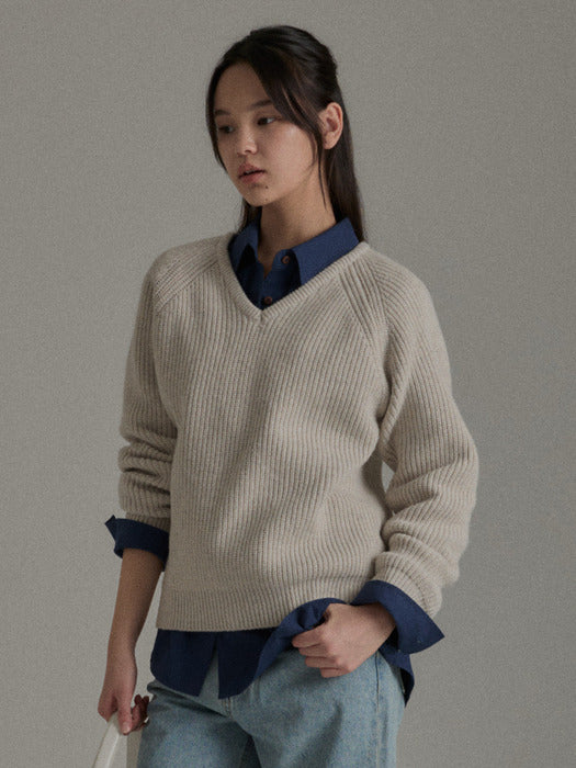 Wconcept_Mango_Maniplease Mango Maniplease Elda V Neck Knit