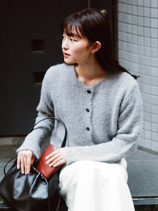 Wconcept_Mango_Maniplease Mango Maniplease Nero Hairy Cardigan