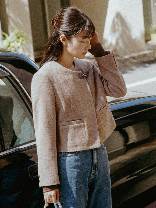 [Mango Maniplease] Othello Wool Jacket (2colors)