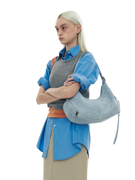 [osoi] CARGO HOBO LARGE [NEW DENIM SKY]