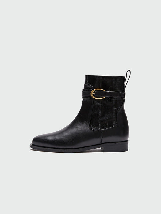 Eenk Zoot Buckled Ankle Boots - Black